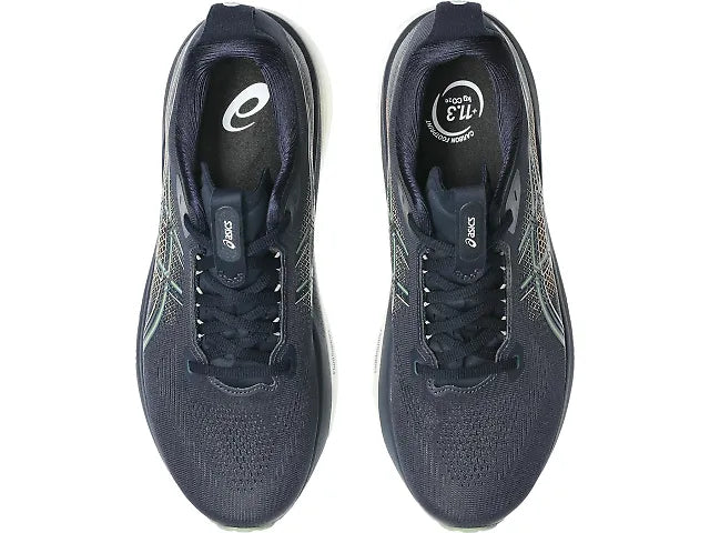ASICS Men's GEL-KAYANO 33 WIDE - MIDNIGHT/KHAKI GREEN