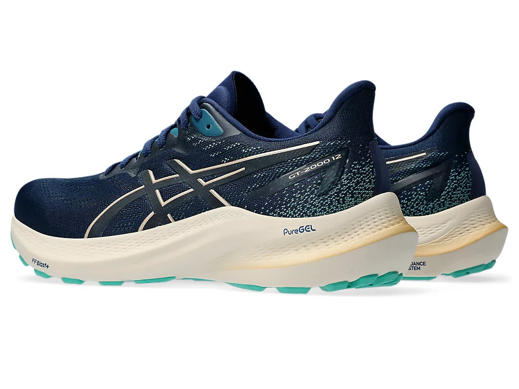 Asics Womens GT-2000 12- Blue Expanse/Champagne (1012B506-401)