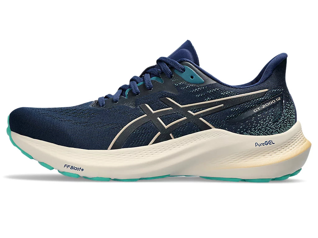 Asics Womens GT-2000 12- Blue Expanse/Champagne (1012B506-401)