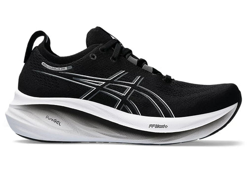 Asics Womens Gel Nimbus 26- Black/Graphite Grey (1012B601-001)