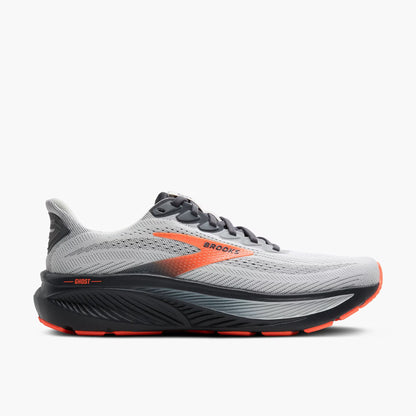 Brooks Men's Ghost 17 - Oyster Mushroom/Orange/Ebony (1104421D048)