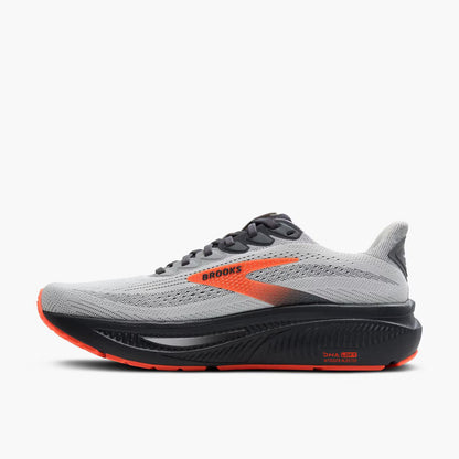 Brooks Men's Ghost 17 - Oyster Mushroom/Orange/Ebony (1104421D048)