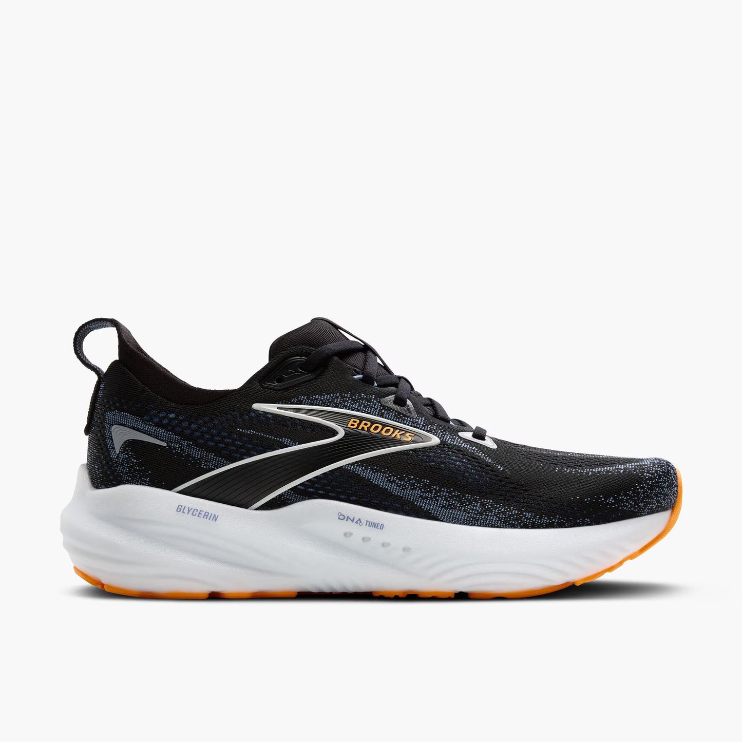 Brooks Men's Glycerin 22 - Black/Country Blue/Orange Pop (1104451D013)