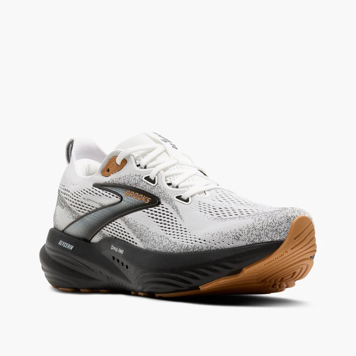 Brooks Men's Glycerin 22 - White/Grey/Black