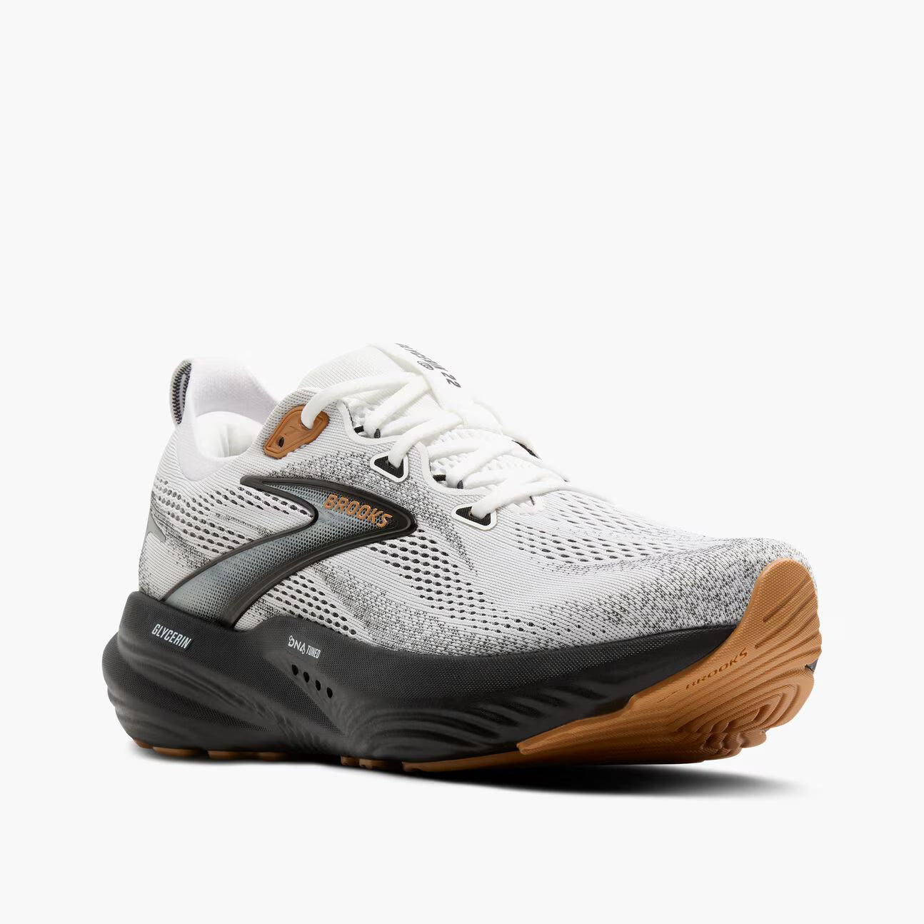 Brooks Men's Glycerin 22 - White/Grey/Black