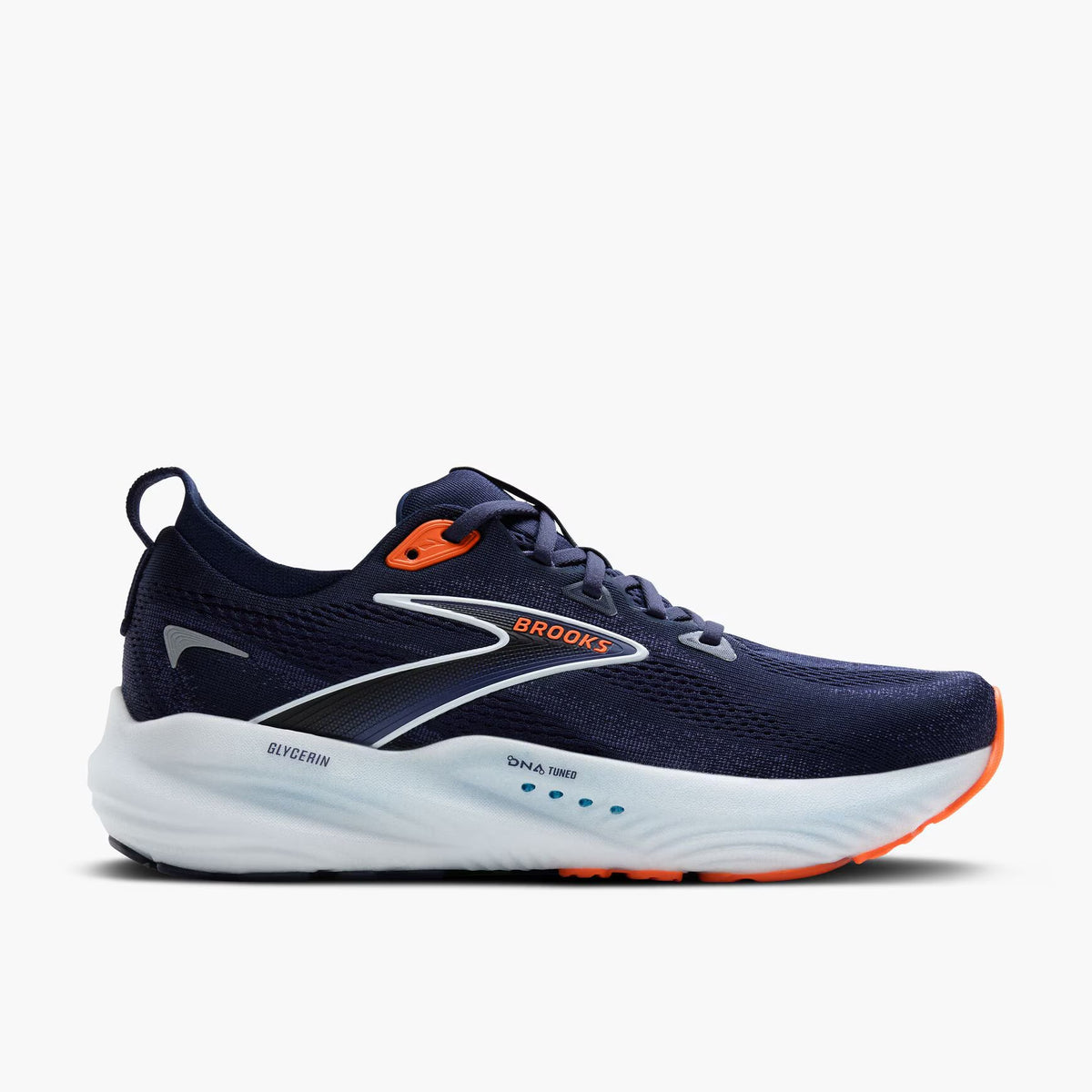 Brooks Mens Glycerin 22- Peacoat/Blue Ribbon/Orange(1104451D494)