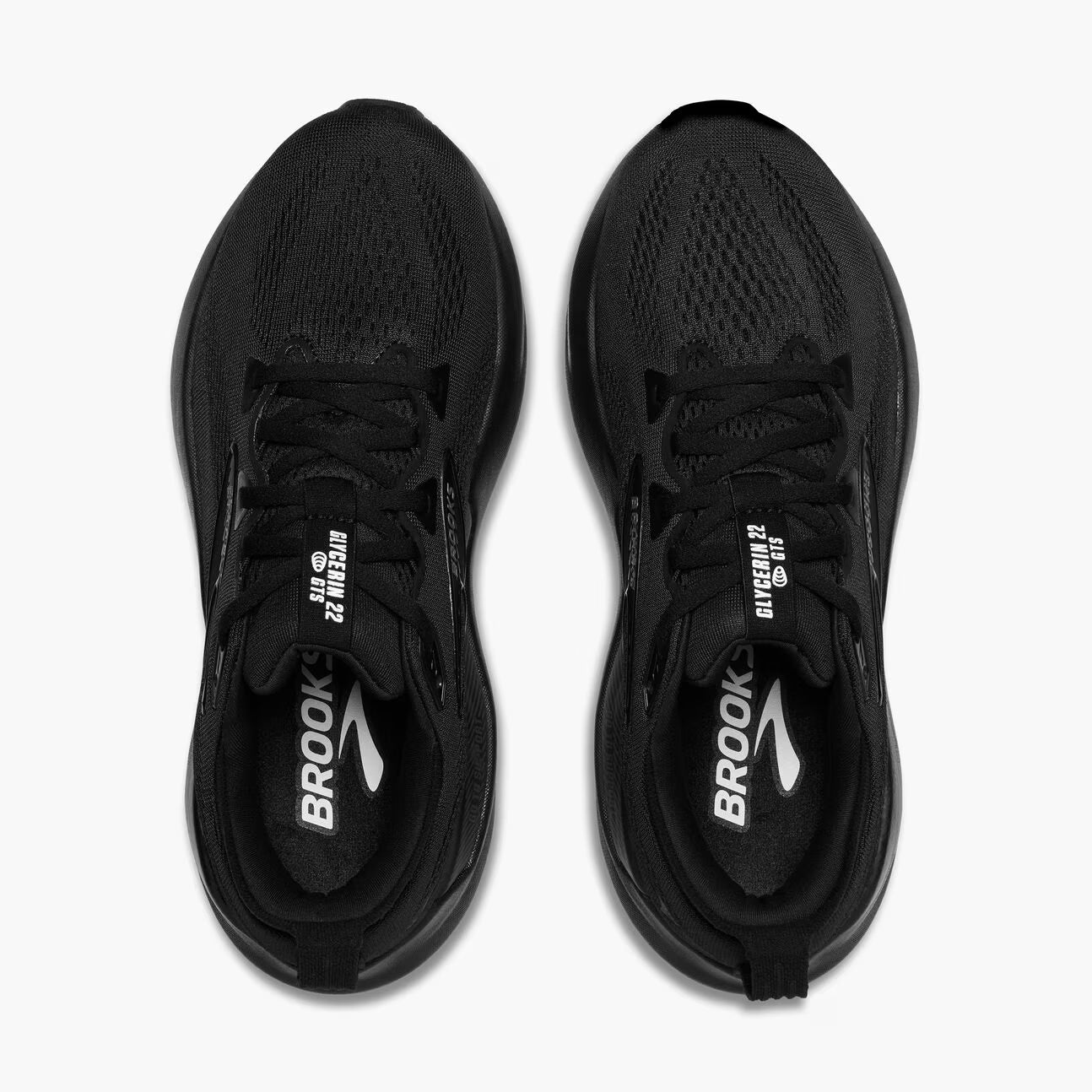Brooks Men's Glycerin GTS 22 (Wide) - Black/Black/Ebony