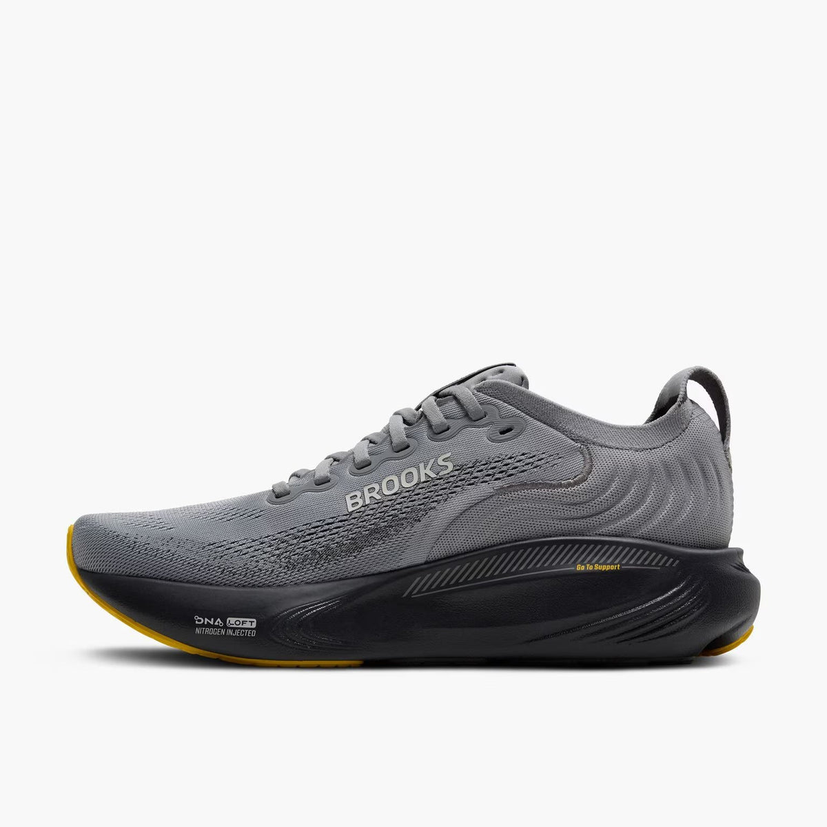 Brooks Men's Adrenaline GTS 25 - Primer Grey/Ebony/Jasmin - Wide (2E)