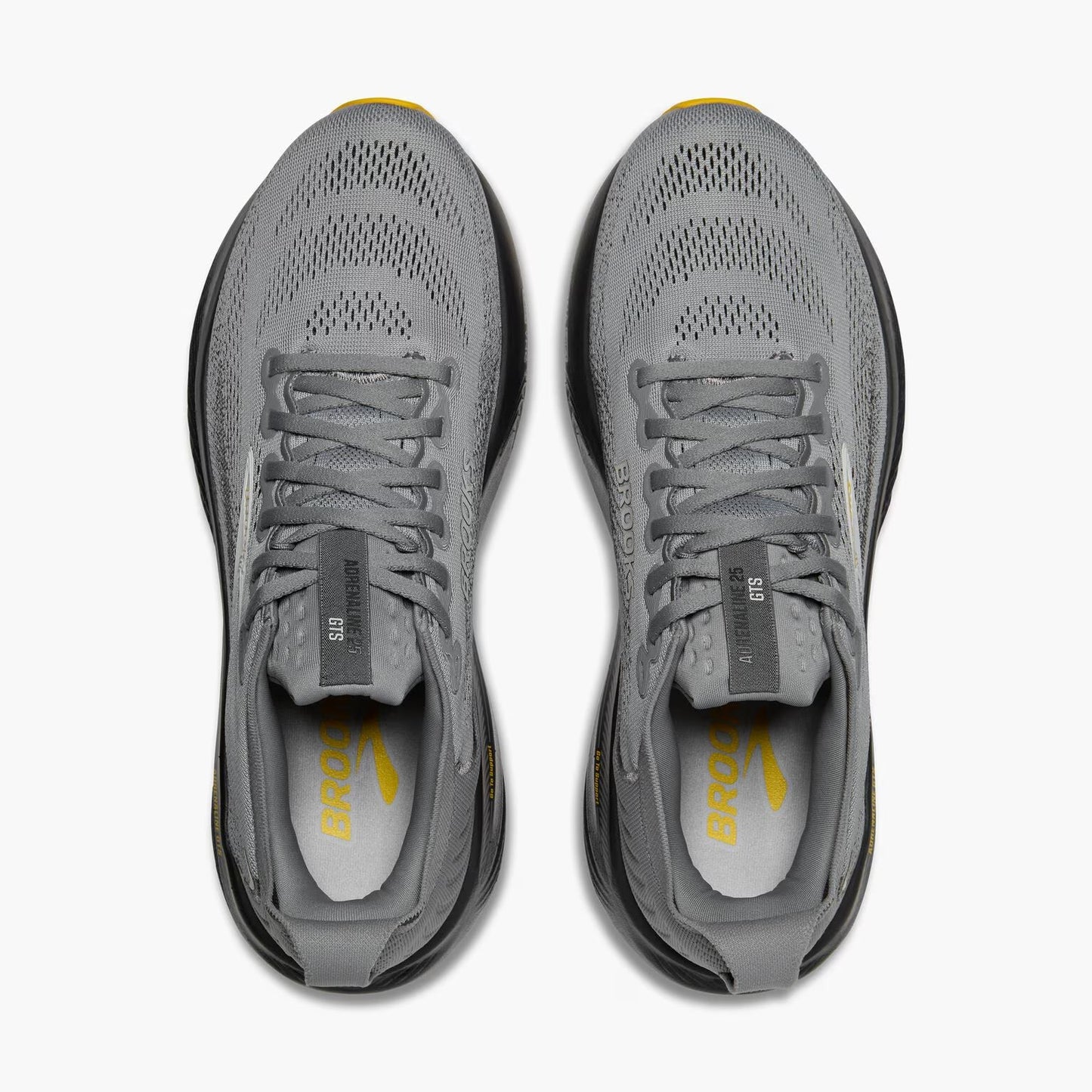 Brooks Men's Adrenaline GTS 25 - Primer Grey/Ebony/Jasmin - Extra Wide (4E)