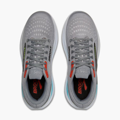 Brooks Men's Ghost Max 3 - Primer Grey/Antarctica/Red