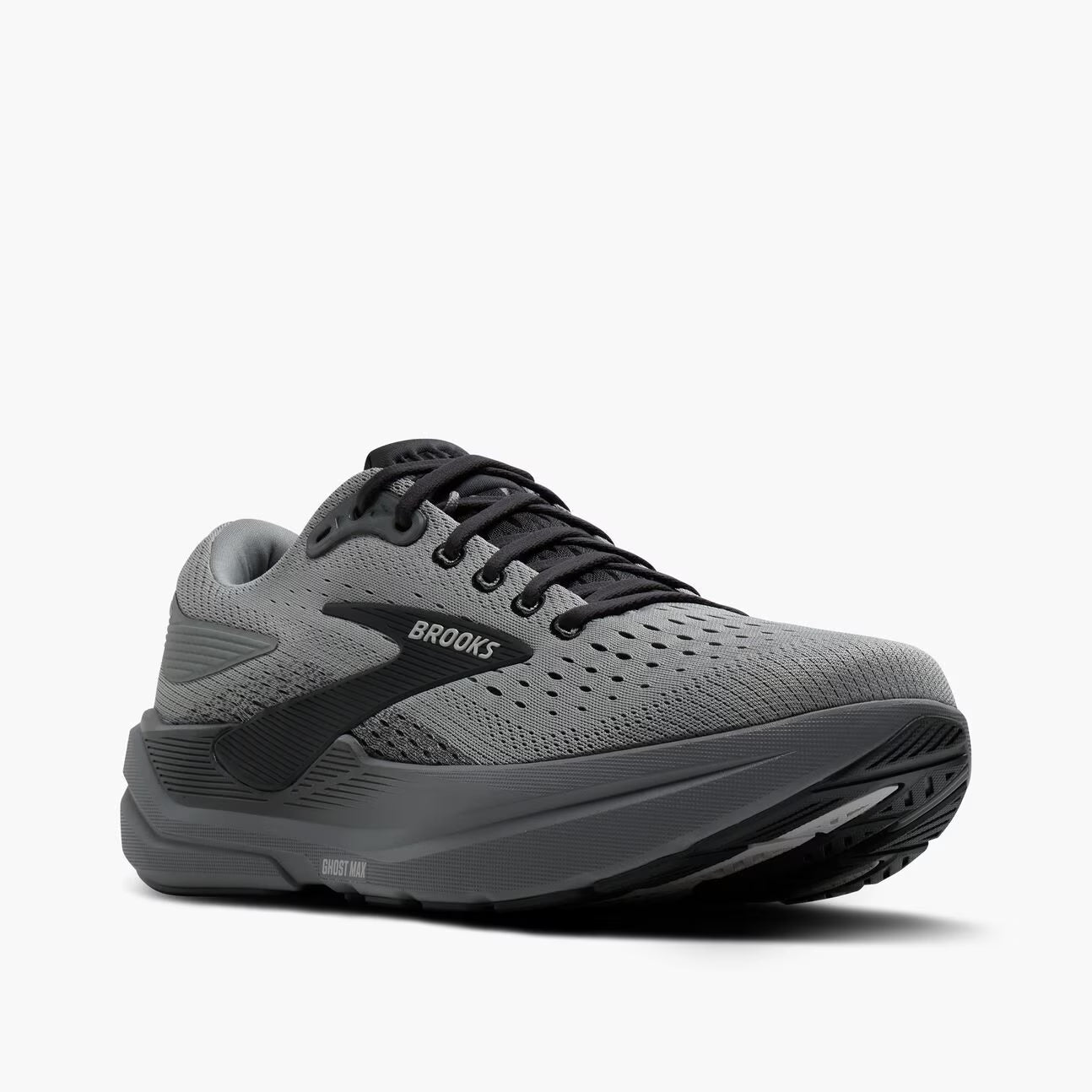 Brooks Men's Ghost Max 3 (Extra Wide) - Primer Grey/Ebony