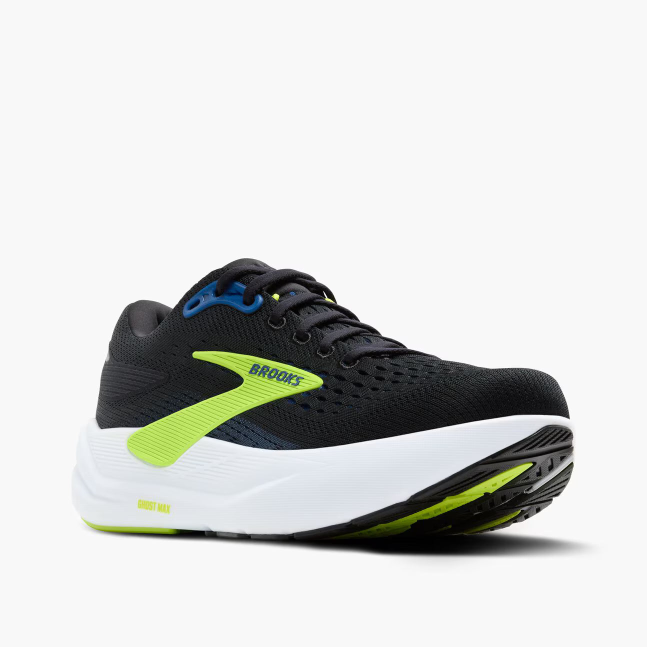 Brooks Men's Ghost Max 3 - Black/Navy/Acid Lime