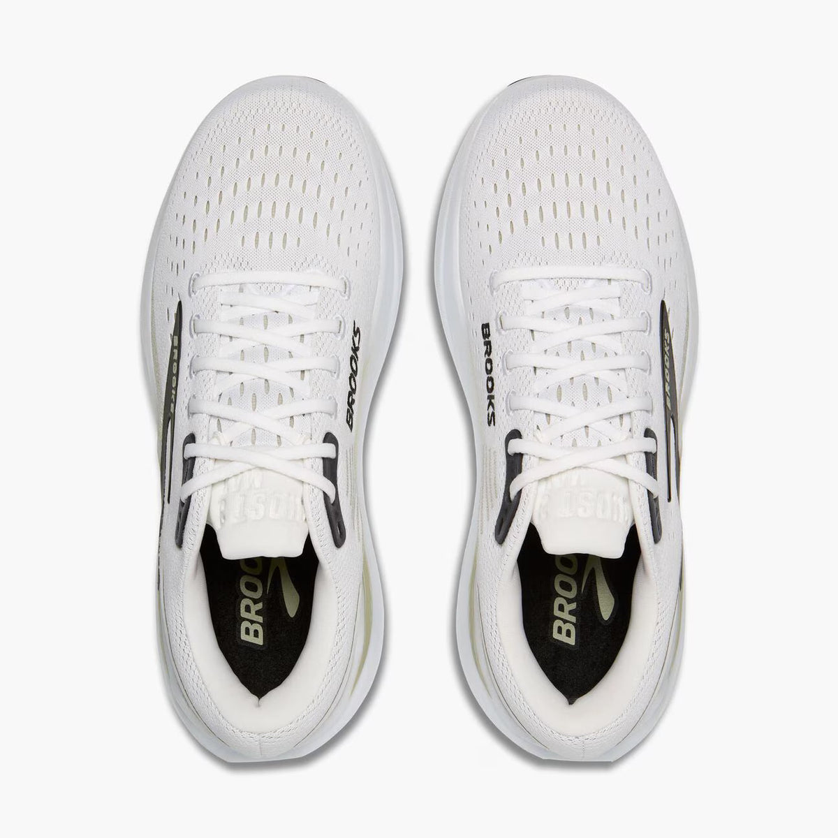 Brooks Men's Ghost Max 3 (Wide) - Bright White/Tea/Black
