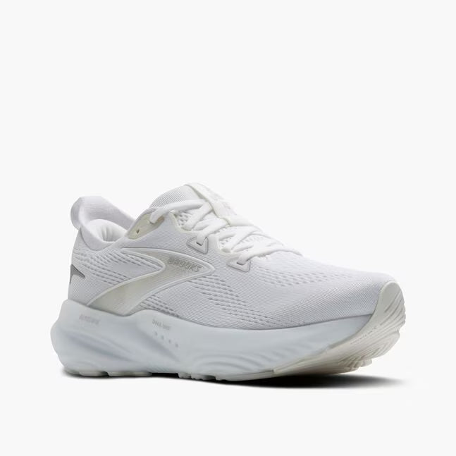 Brooks Women's Glycerin GTS 22 (Wide) - White/White/Grey