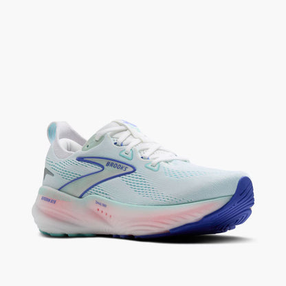 Brooks Women's Glycerin GTS 22 - White/Limpet Shell/Amparo Blue