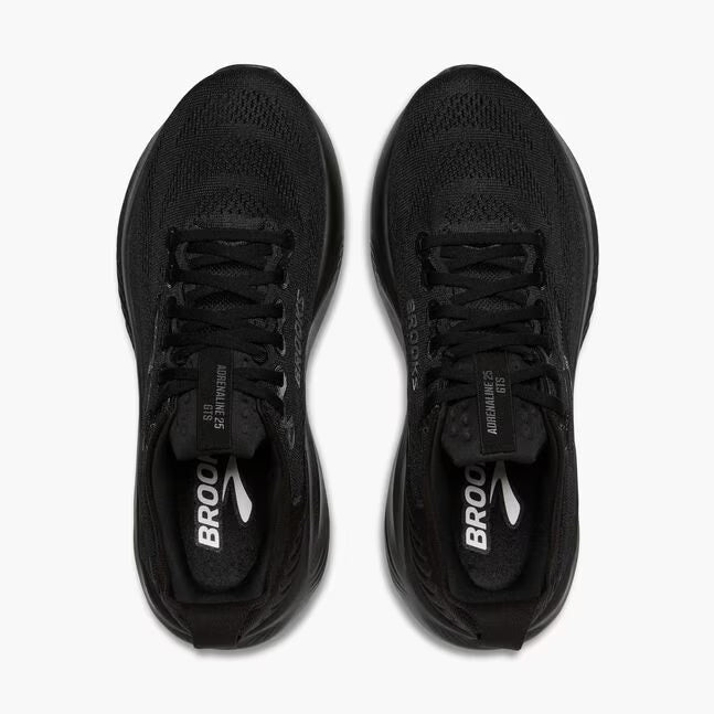 Brooks Women's Adrenaline GTS 25 - Black/Black/Ebony - Narrow (2A)