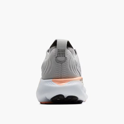 Brooks Women's Adrenaline GTS 25 - Grey/Blackened Pearl/Coral - Extra Wide (2E)