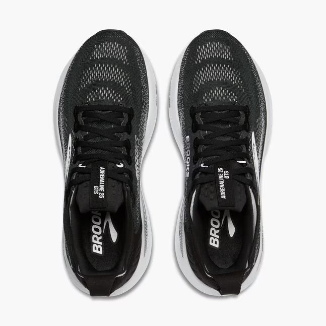 Brooks Women's Adrenaline GTS 25 - Black/Grey/White - Wide (D)