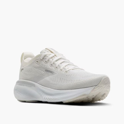 Brooks Women's Adrenaline GTS 25 - White/White/Silver - Wide (D)