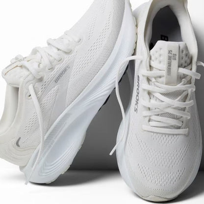 Brooks Women's Adrenaline GTS 25 - White/White/Silver - Wide (D)