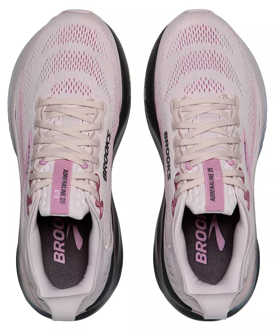 Brooks Women's Adrenaline GTS 25 - Mauve/Ebony/Pink