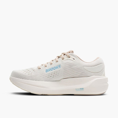 Brooks Women's Ghost Max 3 (Wide) - Coconut/Chateau Grey/Blue