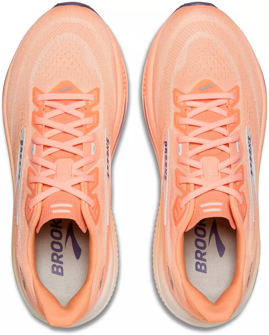 Brooks Women's Ghost 18 - Peach/Grape/Coconut