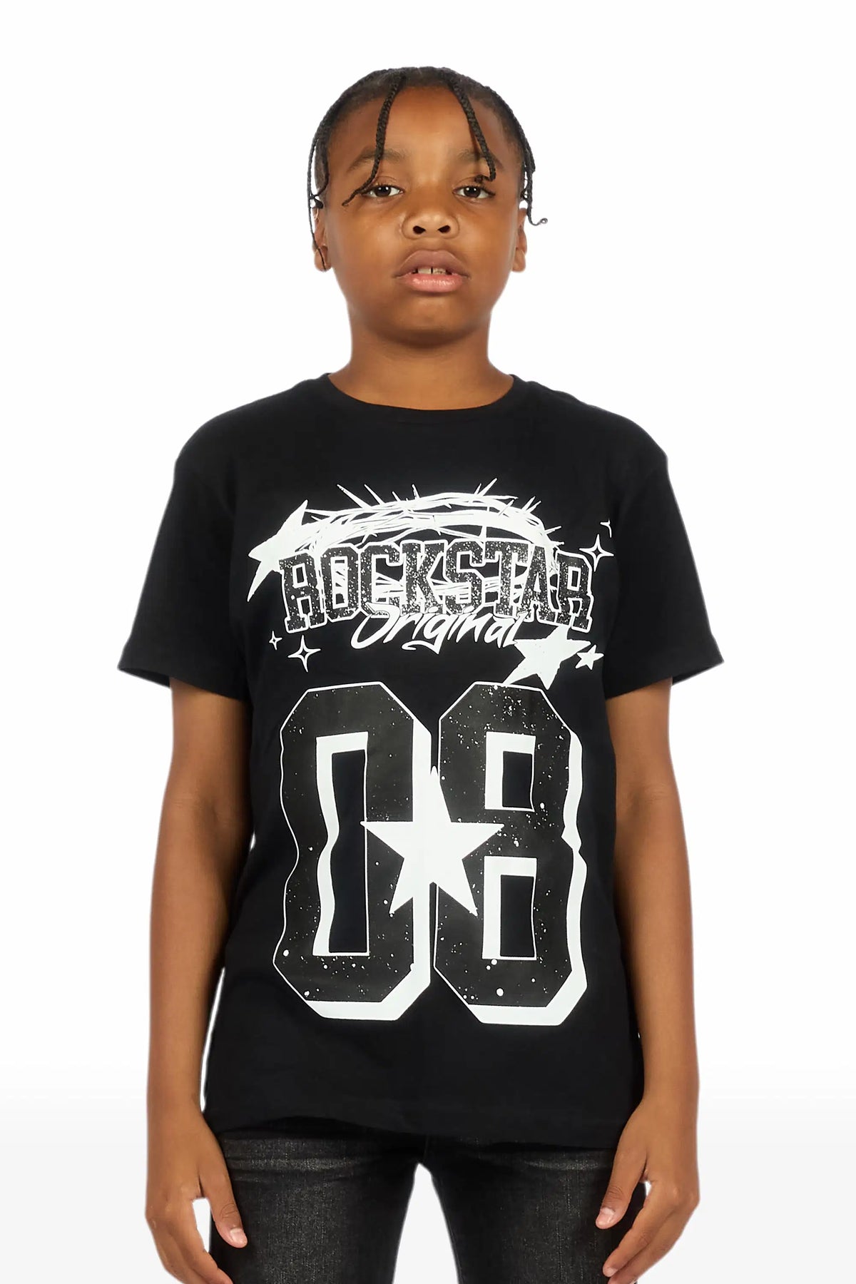 Boys Allstar Black/White Graphic T-Shirt