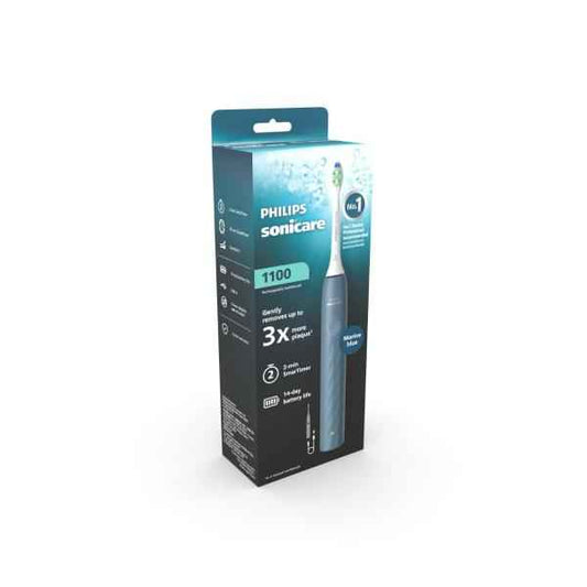 *PHILIPS SONICARE ELECTRIC TOOTHBRUSH SERIES 1100 MARINE BLUE 1 PACK