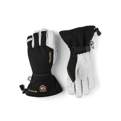 Hestra Men's Army Leather Gore-Tex Ski Gloves - 5 Finger