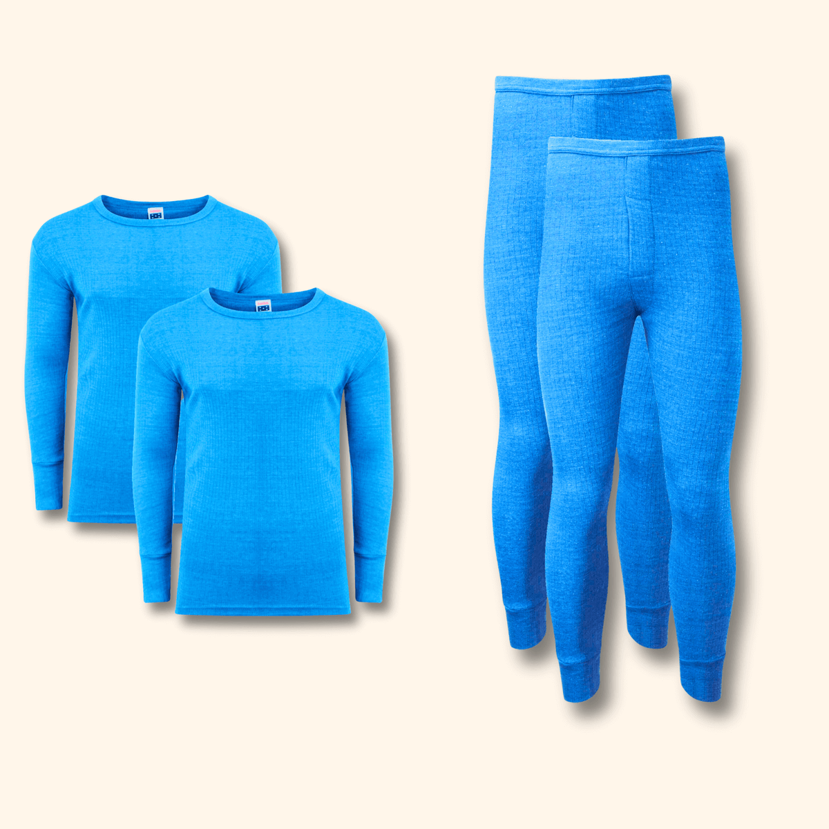 2 Pack Men's Thermal Underwear Set