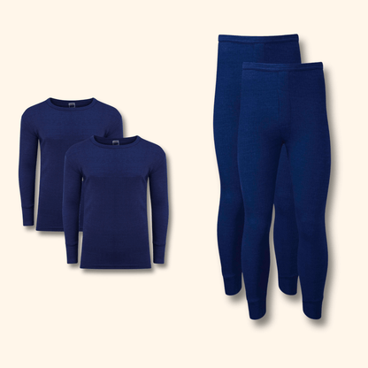 2 Pack Men's Thermal Underwear Set