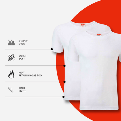 2 Pack Men's Thermal Underwear Set