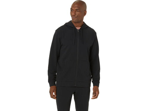 ASICS Men's Sweat Full Zip Hoodie Black (2031E476)