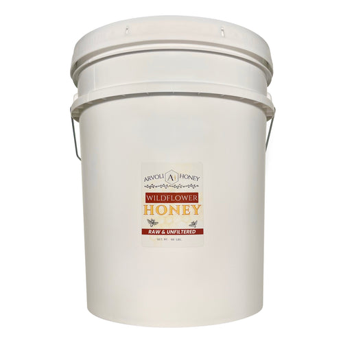 Arvoli Honey Raw Wildflower Honey - 60 LB 1 Pack