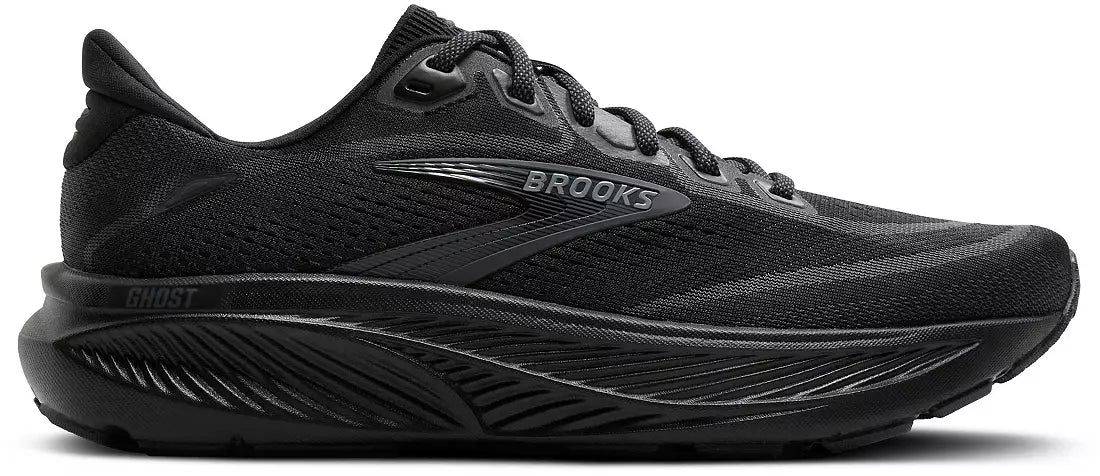 Brooks Men's Ghost 18 - Black/Black/Ebony