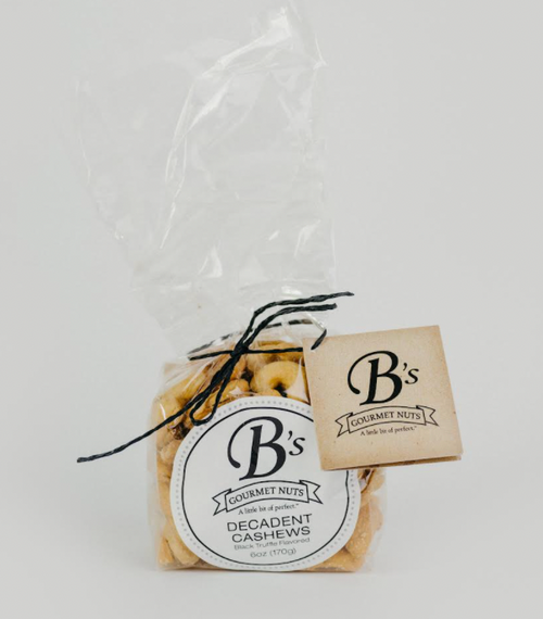B's Gourmet Nuts Decadent Cashews - 6 OZ 10 Pack