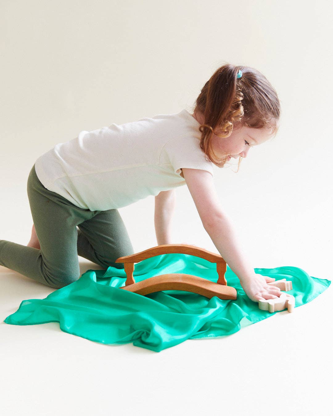 Emerald 100% Silk Mini Playsilk