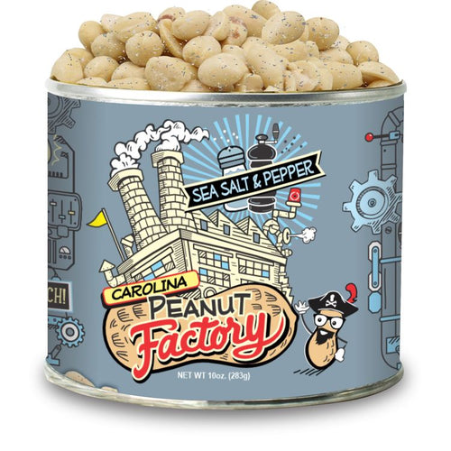 1949 Nut Company CPF Sea Salt + Pepper Peanuts - 10 OZ 6 Pack