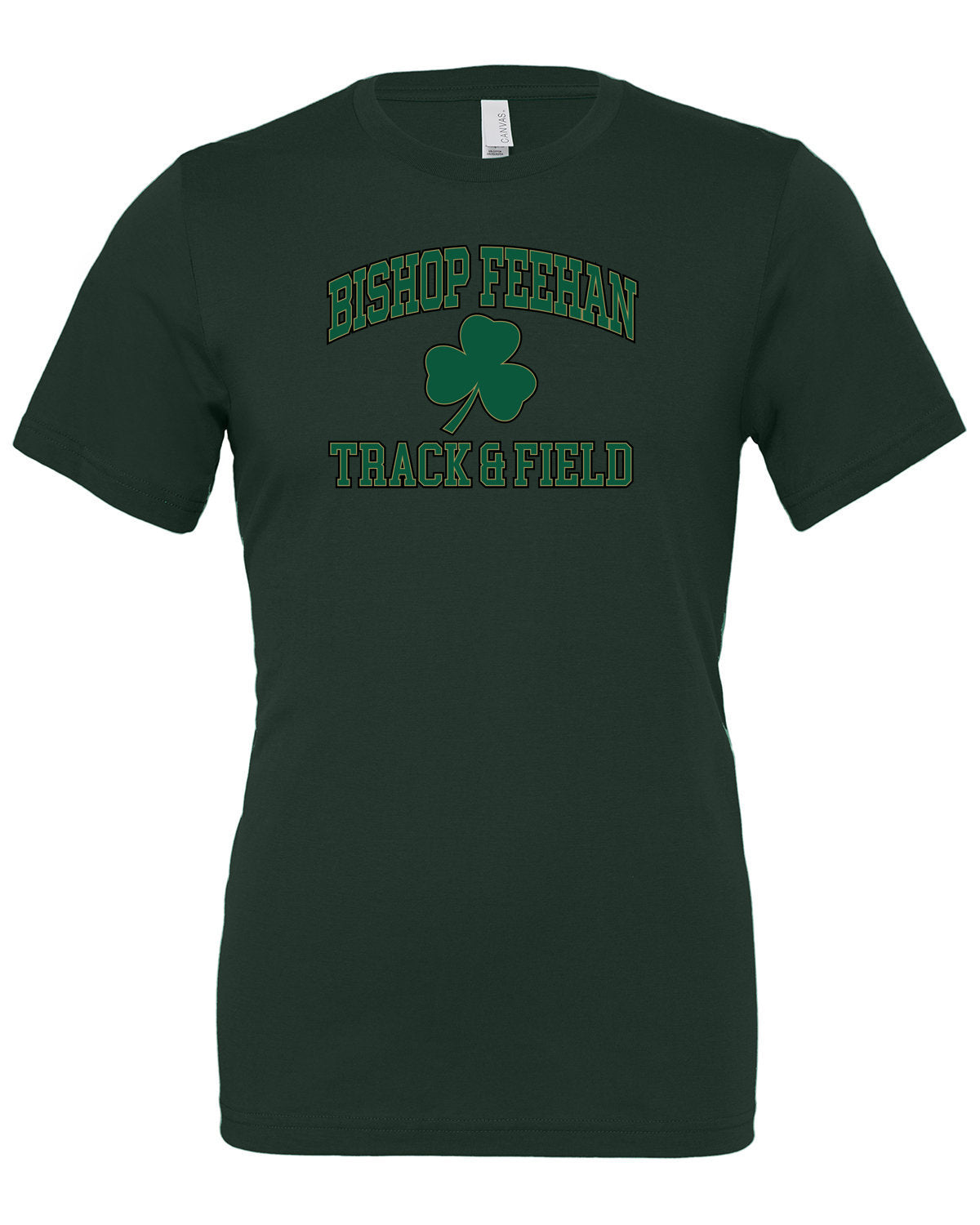 Bishop Feehan Track & Field - Bella + Canvas Unisex Jersey T-shirt (BC3001CVC)