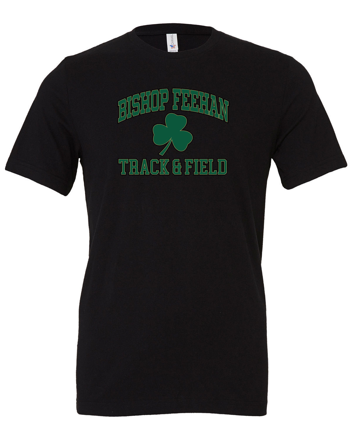 Bishop Feehan Track & Field - Bella + Canvas Unisex Jersey T-shirt (BC3001CVC)