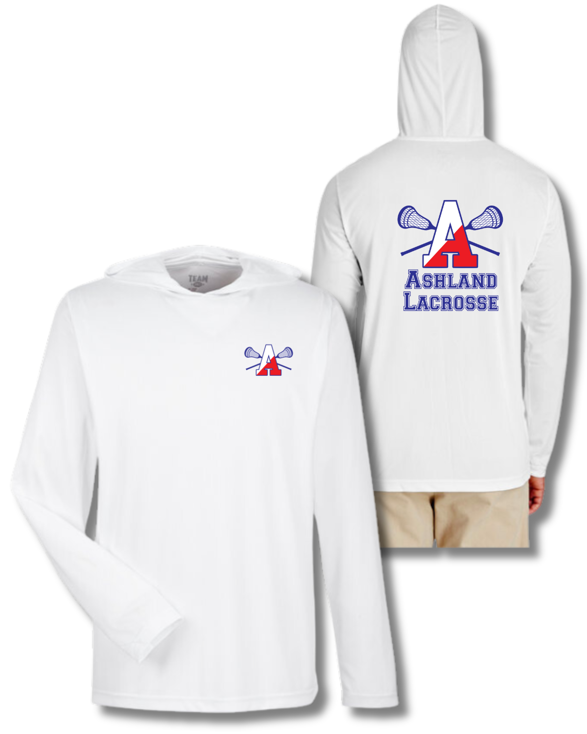 Ashland Youth Lacrosse Men's Zone Performance Hooded T-Shirt TT41