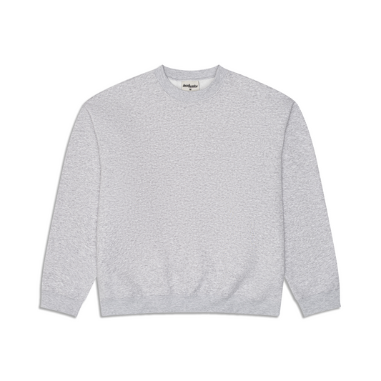 350 GSM 'Heather Grey' Fleece Crewneck