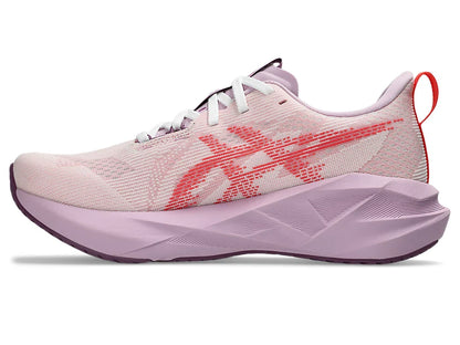 Asics Womens Novablast 5- White/Coral Reef (1012B765-101)