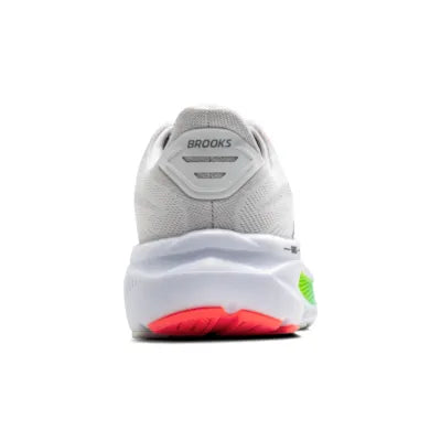 Brooks Mens Ghost 17 - White/Pink Clay/Gecko (1104421D112)