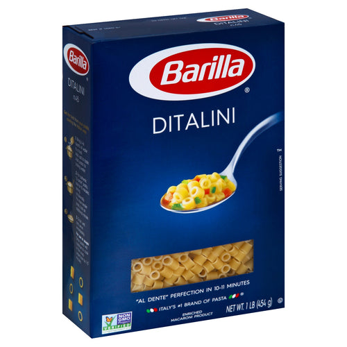 Barilla Ditalini 1 lb - 16 Pack
