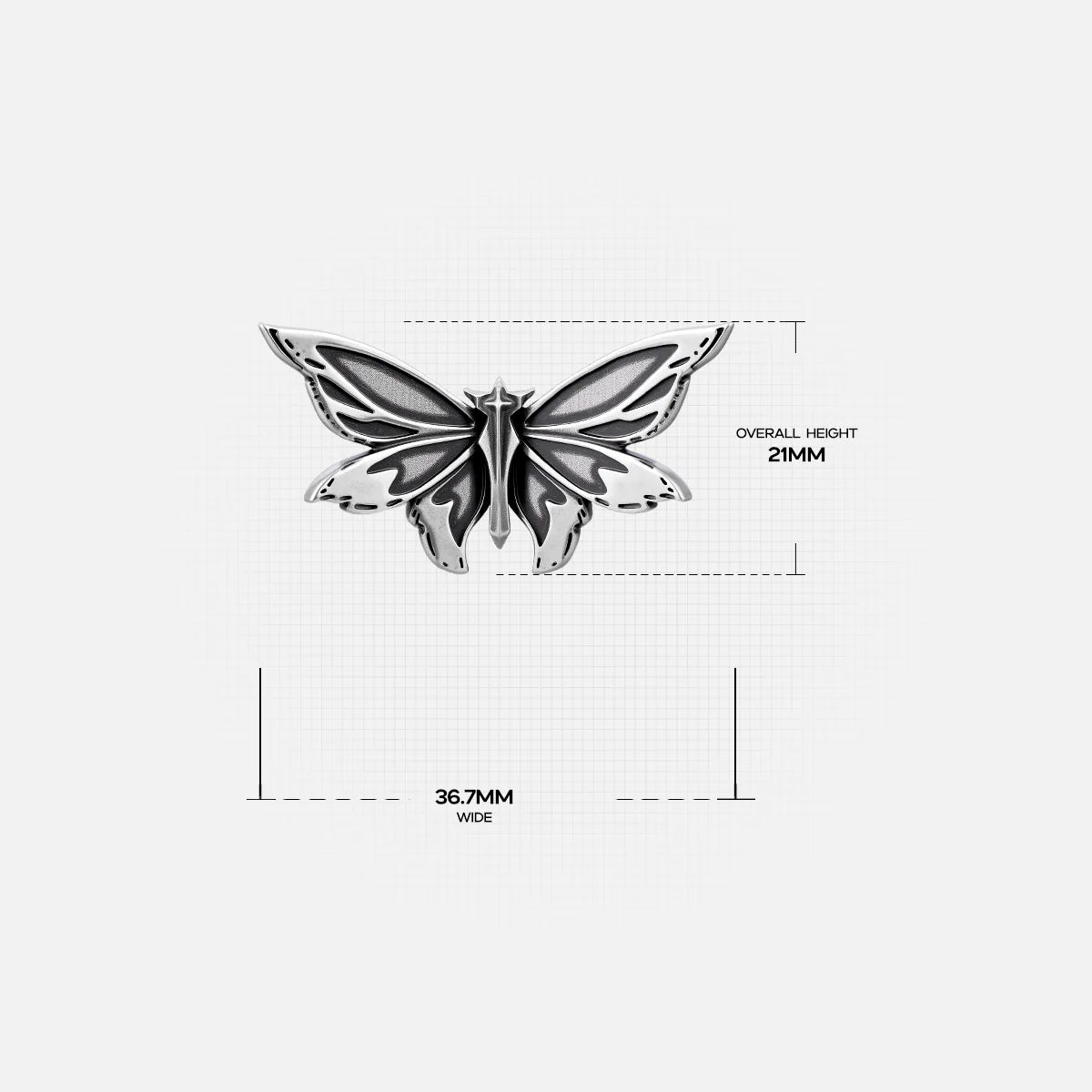 ETERNAL MOTH EAR STUDS