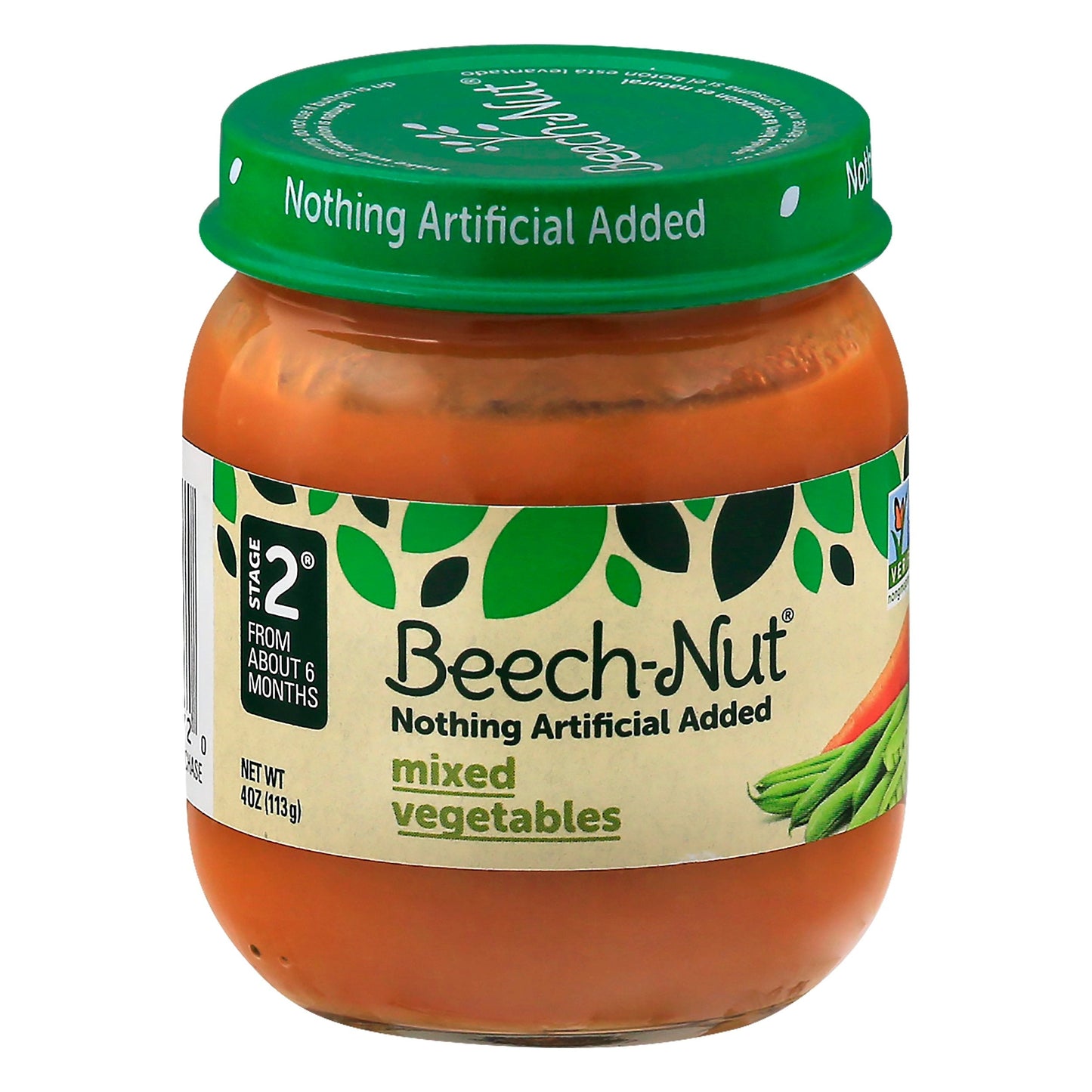 Beechnut Stage 2 Mixed Vegetables - 4 OZ 10 Pack