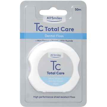 All Smiles Total Care Dental Floss 50m each