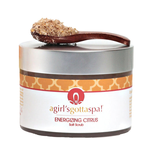 A Girl's Gotta Spa! Energzing Citrus Dead Sea Salt Body Scrub - 10 OZ 3 Pack